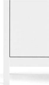 Бял нисък скрин 82x80 cm Madrid – Tvilum