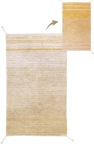 Памучен килим в цвят жълта охра 80x140 cm Twin Amber – Lorena Canals