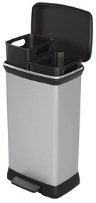 Пластмасов контейнер за сортирани отпадъци/педал 23+23 л Deco - Curver