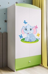 Гардероб Babydreams Cartoon-Prasino-Elephant