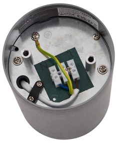 Модерно вградено прожекторно осветление тъмно сиво GU10 50mm регулируемо - Rondoo Up