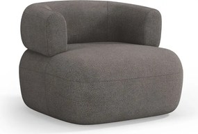 Сиво кресло от плат букле Jenny – Micadoni Home