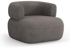 Сиво кресло от плат букле Jenny – Micadoni Home