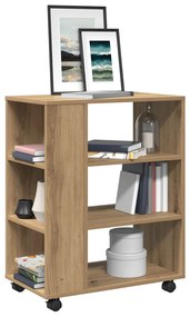 856657 vidaXL Шкаф за повиване Artisan Oak 60x35x75 cm Инженерна дървесина