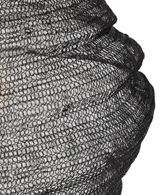 Ориенталски висящ аплик черен 60cm - Nidum