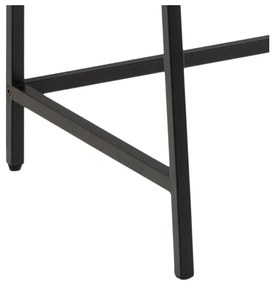 Черна етажерка в дъб 77x175 cm Seaford - Actona