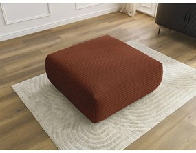 Табуретка от рипсено кадифе в тухлен цвят Lucien – Bobochic Paris