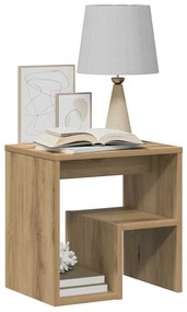856529 vidaXL Нощни шкафчета, 2 бр, дъб артизан, 40x30x40 см, инженерно дърво