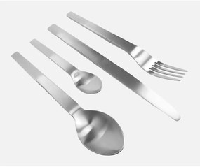 Прибори за хранене от неръждаема стомана в сребрист цвят 24 бр. Boldi – FABINI