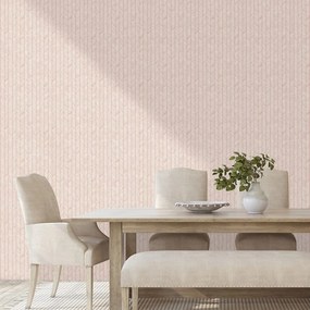 Самозалепващ фототапет – Нежни розови геометрични мотиви