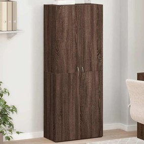 3276650 vidaXL Шкаф за документи, кафяв дъб, 60x32x153 см, инженерно дърво