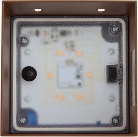 Външна стенна лампа ръждивокафява с LED IP65 соларна - Charlene