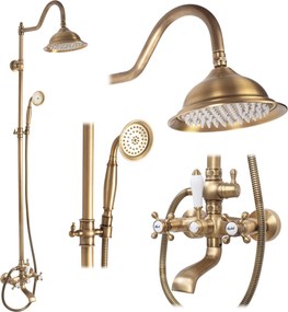 Комплект за душ REA BERGAMO antique bronze