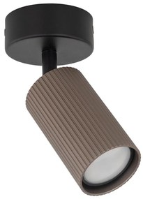 Точково осветително тяло TUNE 1xGU10/10W/230V черно/кафяво