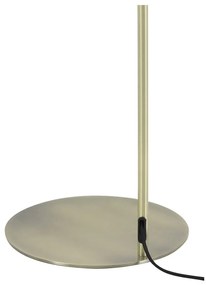 Подова лампа в златист цвят (височина 160 cm) Rakel - Light &amp; Living