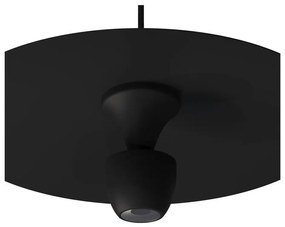 Черно висящо осветително тяло, височина 150 cm Poppins - SULION