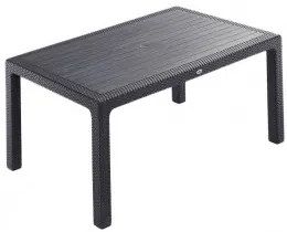 Градинска маса Classi Rattan 90 х 150 - Антрацит
