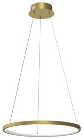 LED Пендел HOOP LED/27W/230V Ø 50 см 4000K златист