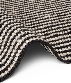 Черен ръчно изработен ютен килим 160x230 cm Harvest Ebony – Elle Decoration