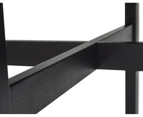 Черна кръгла трапезна маса ø 120 cm Fjord – Hübsch