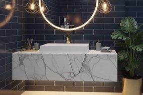 Умивалник МРАМОРЕН КОМПОЗИТ REA Goya 70cm