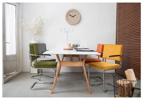 Комплект от 2 черни стола с подлакътници Ridge Kink Rib - Zuiver