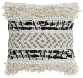 Възглавница DKD Home Decor Черен Бежов 45 x 10 x 45 cm Boho