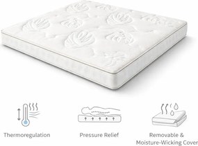 Средно твърд матрак с пяна 160x200 cm Smooth Vibe – Bonami Selection