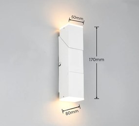 Бяла LED стенна лампа Raglan – Trio