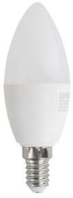 Димируема LED крушка E14 C37 Опал 4.9W 470lm 2700-6500K