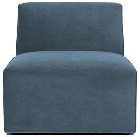 Син модулен диван от рипсено кадифе (среден модул) Sting – Scandic