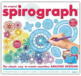 Комплект за Рисуване Spirograph Silverlit 30 Части