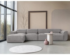 Светлосив ъглов диван (ляв ъгъл) Flex Felix – Miuform