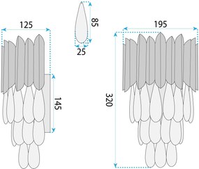 Аплик APP1658-1W Black