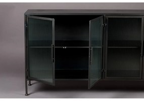 Черен метален шкаф 150x80 cm Boli - Dutchbone