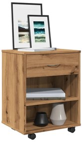 856661 vidaXL Шкаф за повиване Artisan Oak 46x36x59 cm Инженерна дървесина