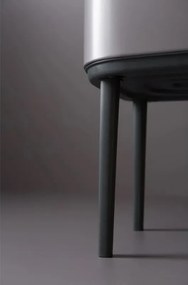 Кош за боклук Brabantia Bo Touch 651105, 36 л, Плавно и безшумно отваряне, Голям отвор, Сив