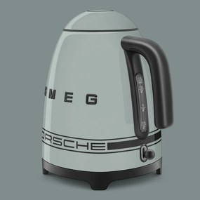 Електрическа кана SMEG Porsche KLF03PSGEU, 2400 W, 1.7 л, 360° основа, Гланцово покритие, Зелен