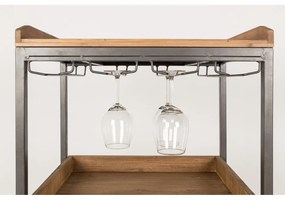 Шкаф за вино, изработен от елхово дърво Edgar - White Label