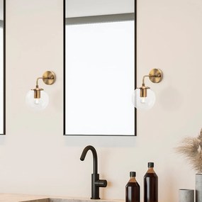 Стенна лампа в бронзов цвят ø 15 cm Viran – Opviq lights