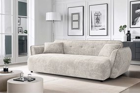 Бежов шенилов диван 250 cm Nelia Big – Ropez