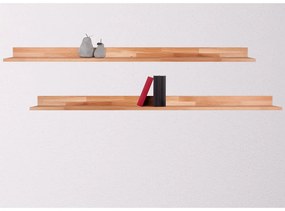 Стенен рафт от масивен дъб в естествен цвят 150 cm Kalle – Interia Home &amp; Living