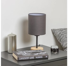 Brilagi - Настолна лампа NUBILA WOOD 1xE27/25W/230V дъб/антрацит