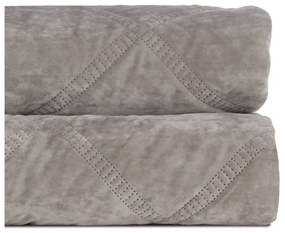 Сиво капитонирано покривало за легло 180x260 cm – Ixia