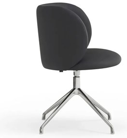 Черен тапициран трапезен стол Mogi – Teulat