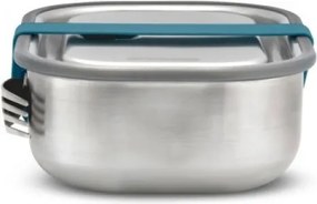 Кутия за храна Black+Blum BAM-SS-L005, 1 л, Правоъгълна, Подходяща за фурна, Без BPA, Неръждаема стомана, Син
