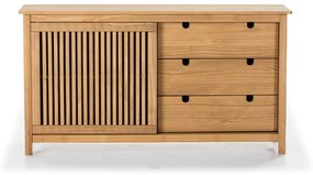 Дървен скрин с чекмеджета Bruna - Marckeric