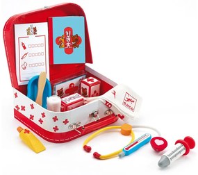Детски лекарски куфар за игра с аксесоари - Djeco
