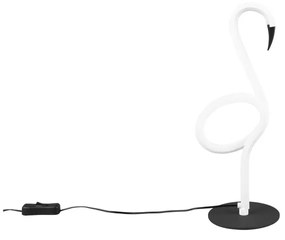 Бяла LED настолна лампа (височина 35 cm) Ingo – Trio