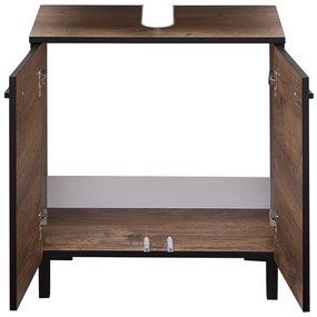Кафяв шкаф под умивалника в дъб 60x53 cm Set 374 - Pelipal